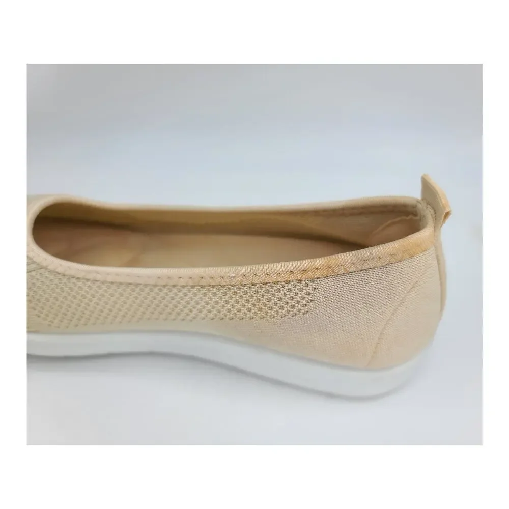 MUSSHOE Walking Shoes Women Size 10 Breathable Mesh Slip-On Sneakers Lightweight